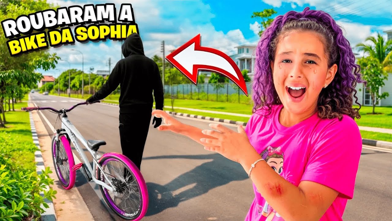 ROUBARAM A BIKE DE GRAU DA SOPHIA - FOI CULPA DA VALENTONA DO CONDOMÍNIO?