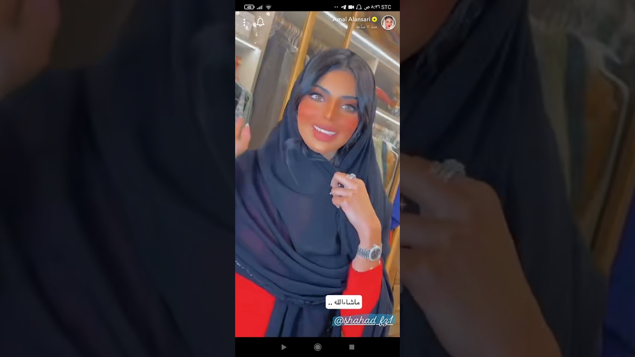 سنابات أمل الأنصاري راحت لزواج صديقتها ميك أب لشهد الزهراني😍!