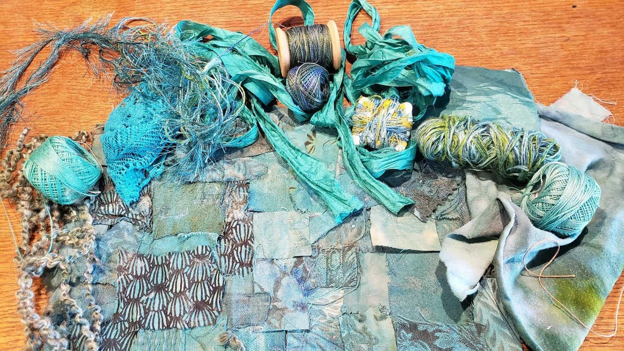 How to BEGIN & Plan a SLOW STITCH Textile Art Project