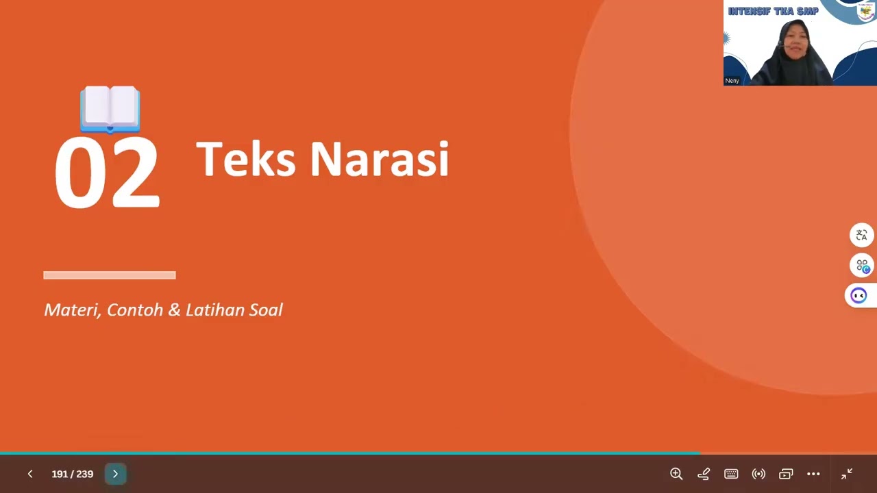 Materi fundamental TKA SMP B Indo Jenis-jenis teks