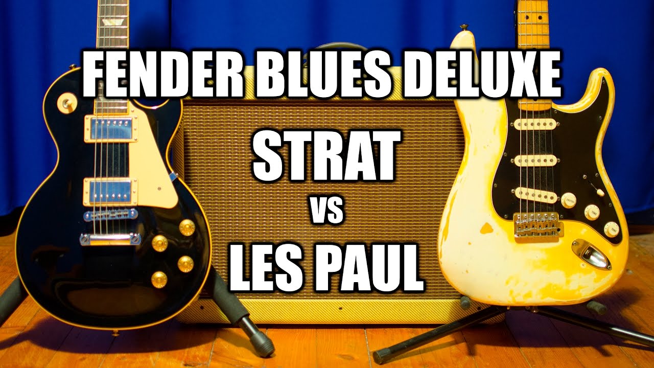 Fender Blues Deluxe Demo (Fender Stratocaster vs Gibson Les Paul)