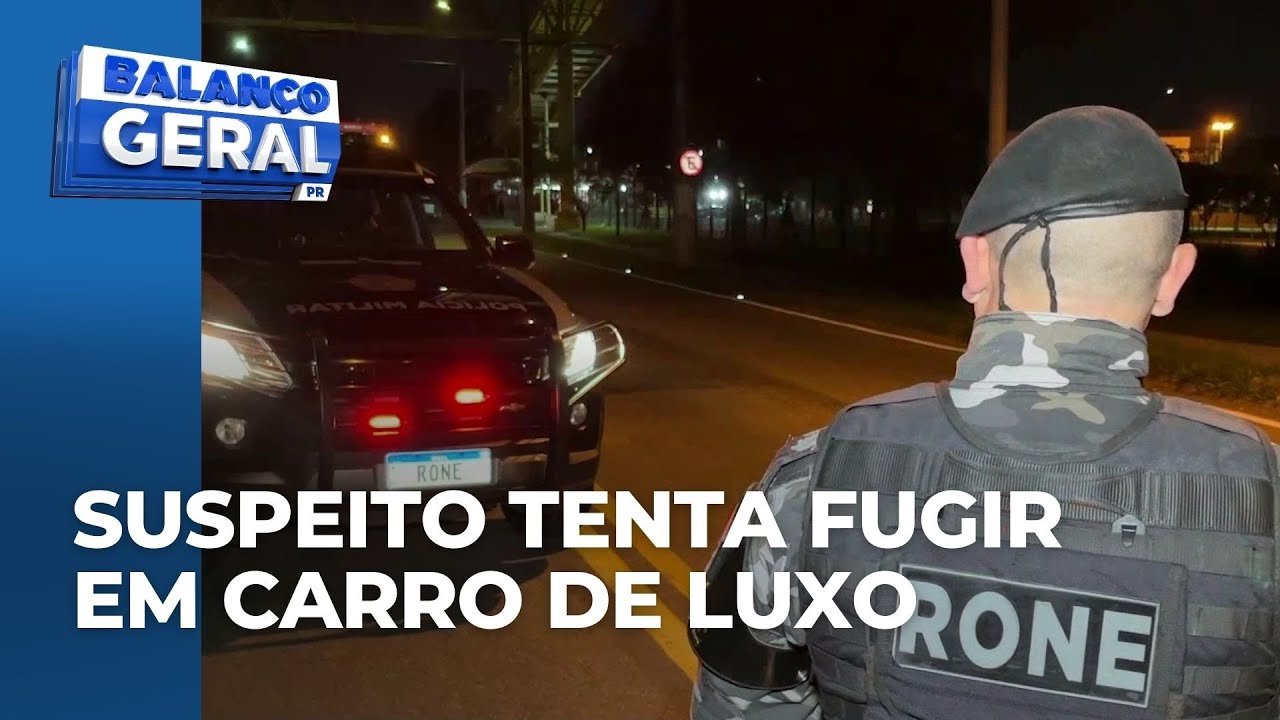 Suspeito com carro de luxo tenta fugir da RONE e morre em confronto na Cidade Industrial de Curitiba