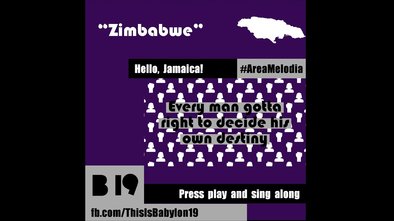 Zimbabwe -- Bob Marley (#AreaMelodia #Babylon19)