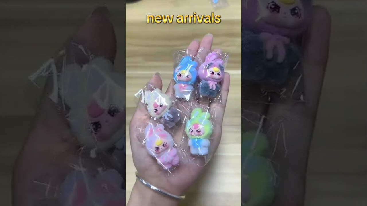 Cute Fluffy Fuzzy Teletubb Cartoon Acrylic Beads