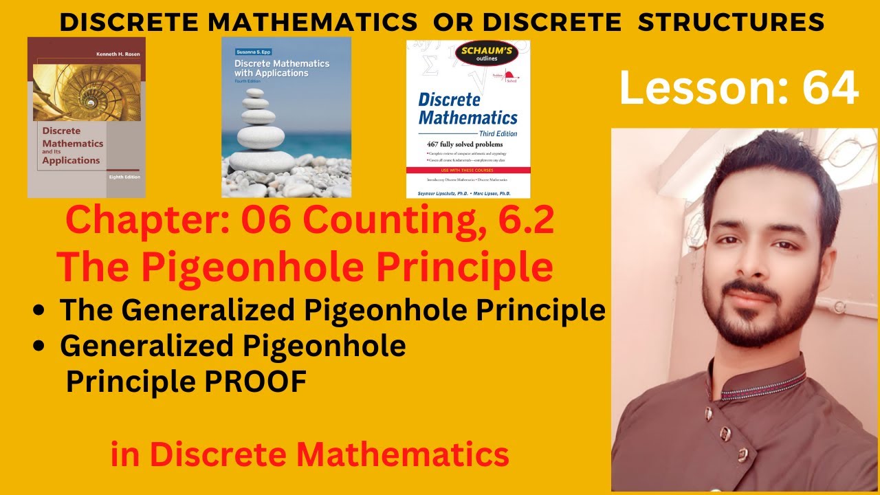 Lesson 64: Pigeonhole Principle | Generalized Pigeonhole Principle in Discrete Mathematics