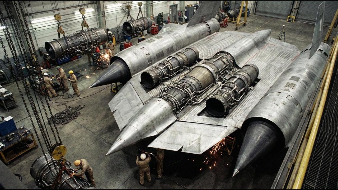 За кулисами завода SR-71 Blackbird: Титановый Король Скорости (полный процесс)