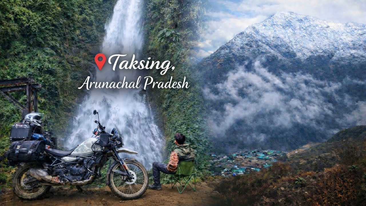 Taksing Trip Day-2 | Nacho to Taksing | Solo Bike Trip | Indo-China Border | Nah-Tagin Tribe