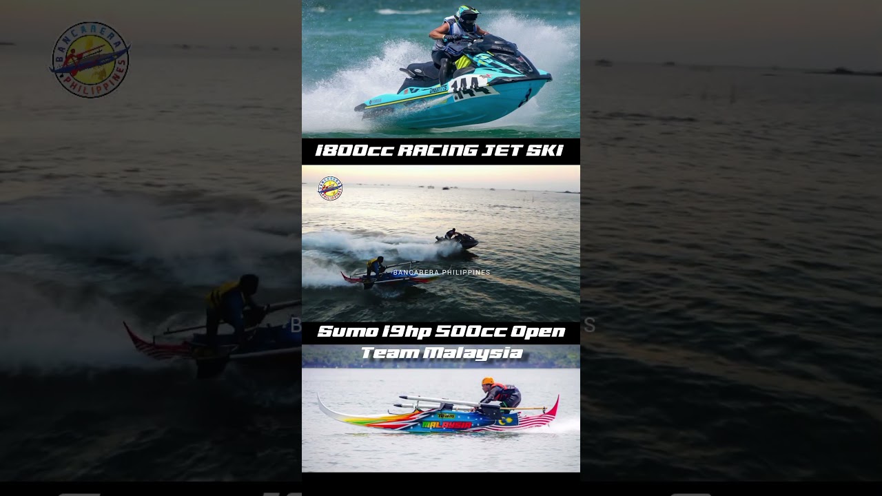 Racing Jet Ski 1800cc vs. Team Malaysia 500cc marine engine!