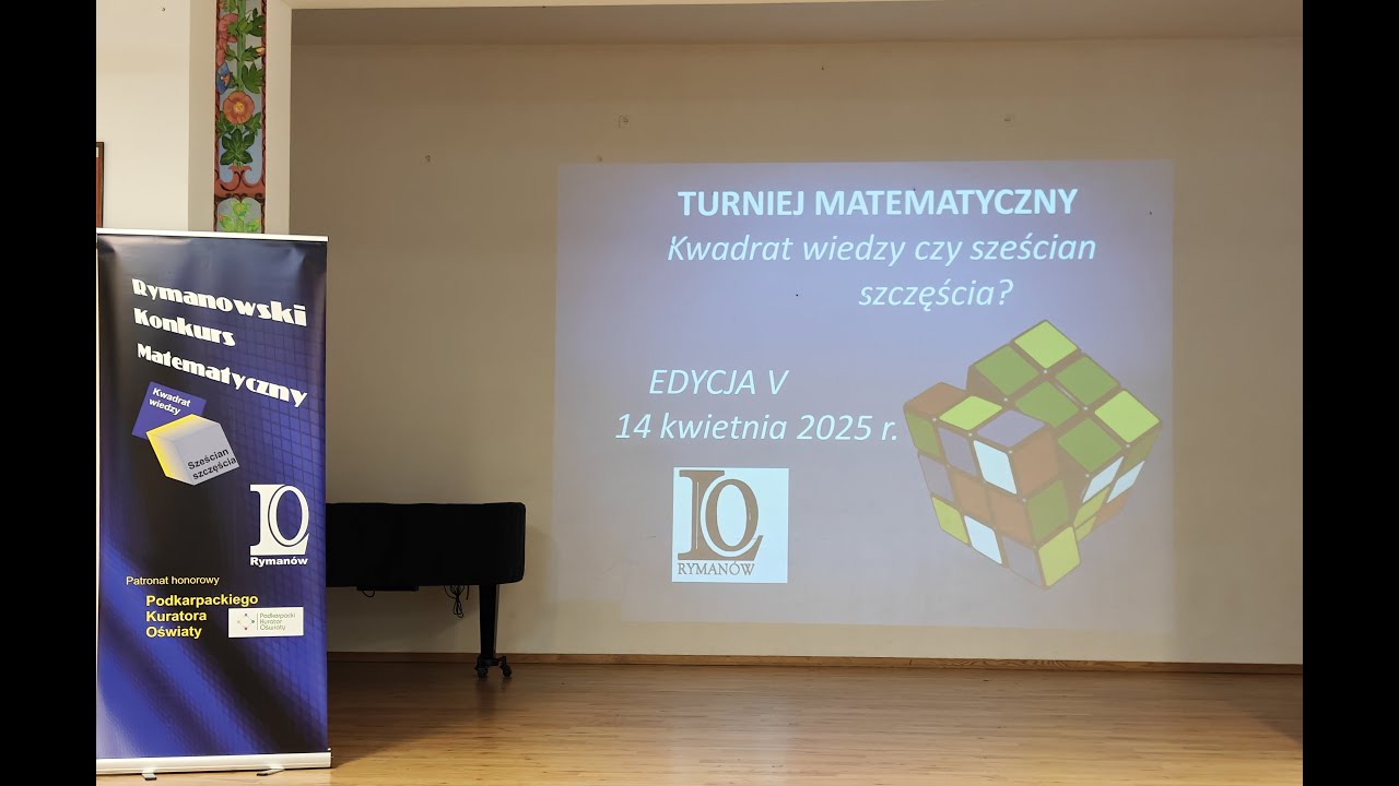 Turniej matematyczny: „Kwadrat wiedzy czy sześcian szczęścia”