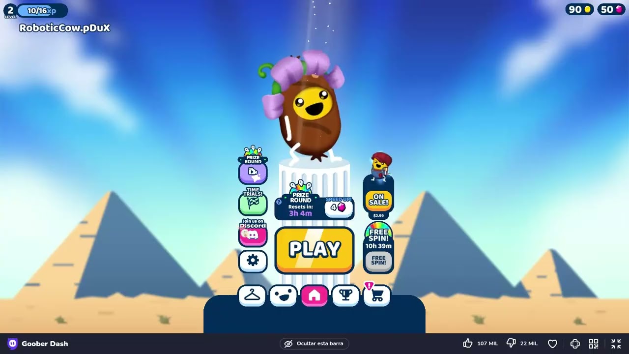 jugando goober dash con NOOBSITOXD12, Elkarmaesepico1212 y un compa.