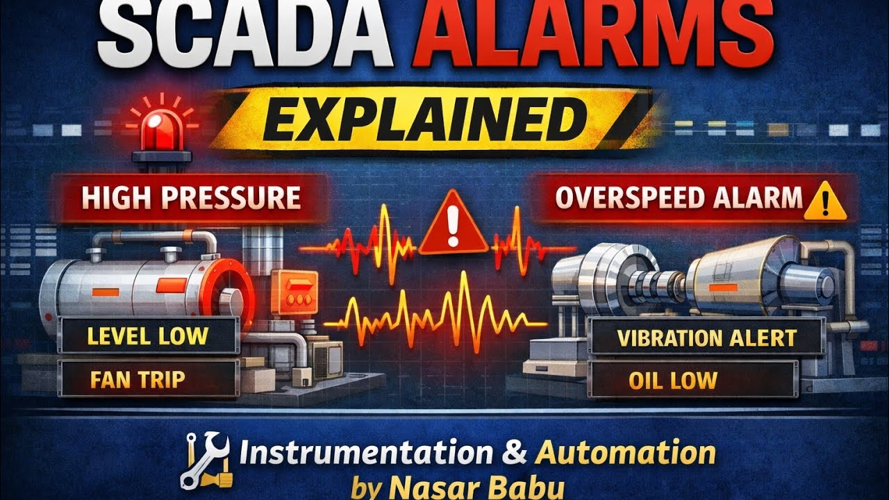 SCADA Alarms Explained | Automation Basics for Engineers