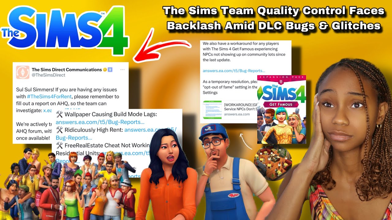 🚨 For Rent Faces backlash Amid Bugs & Glitches. SimGurus Stay Silent, Simmers Tweets, & MORE !