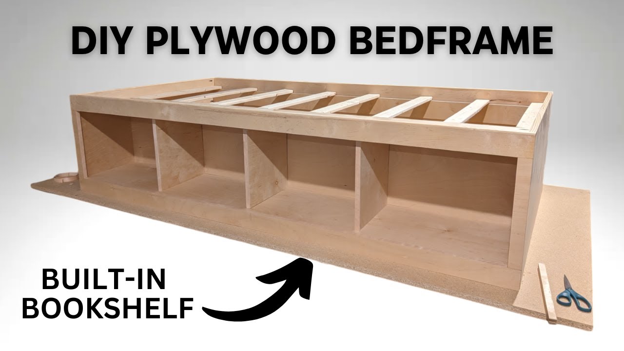 How To Make a Bookshelf Bedframe