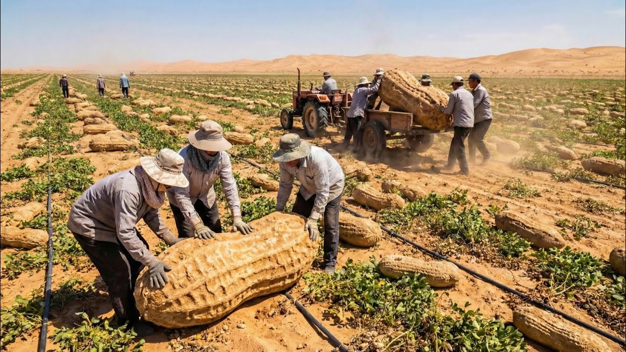 Unbelievable! They Tried Growing Peanuts In The Desert - The Results Shocked Millions Of People 