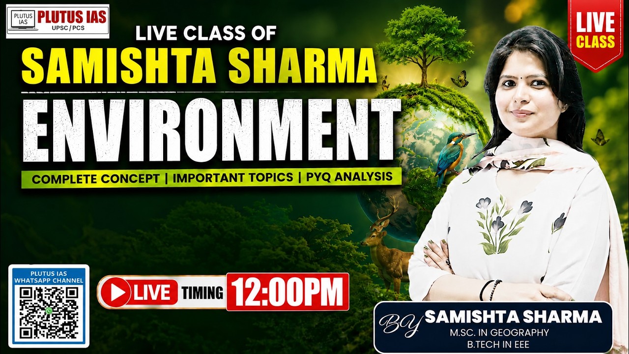 Environment by Samishta Maam | Complete UPSC Preparation Strategy 2026 | Plutus IAS | L-18