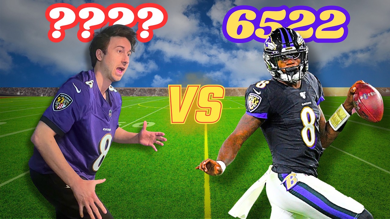 CAN I BEAT LAMAR JACKSON'S RUSHING RECORD???