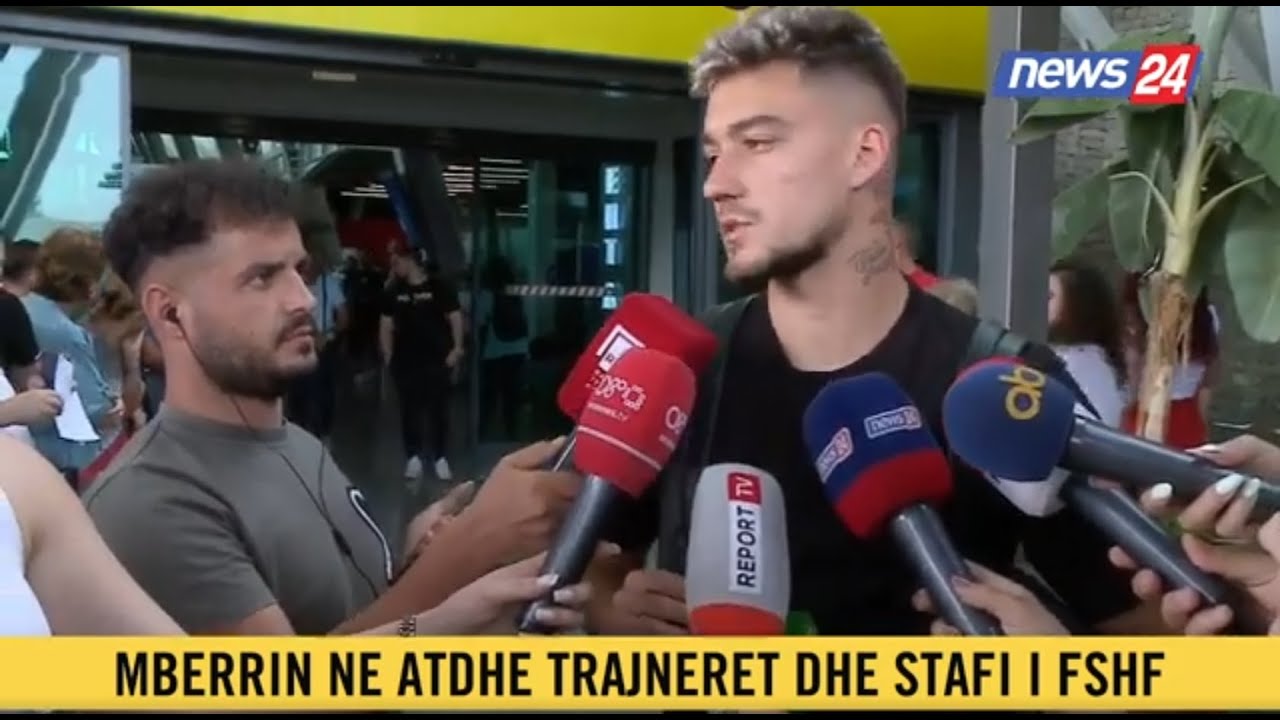 “Euro2024” Mbërrijnë në atdhe kombëtarja shqiptare dhe stafi i fshf/ Muçi: Doja më shumë minuta, por