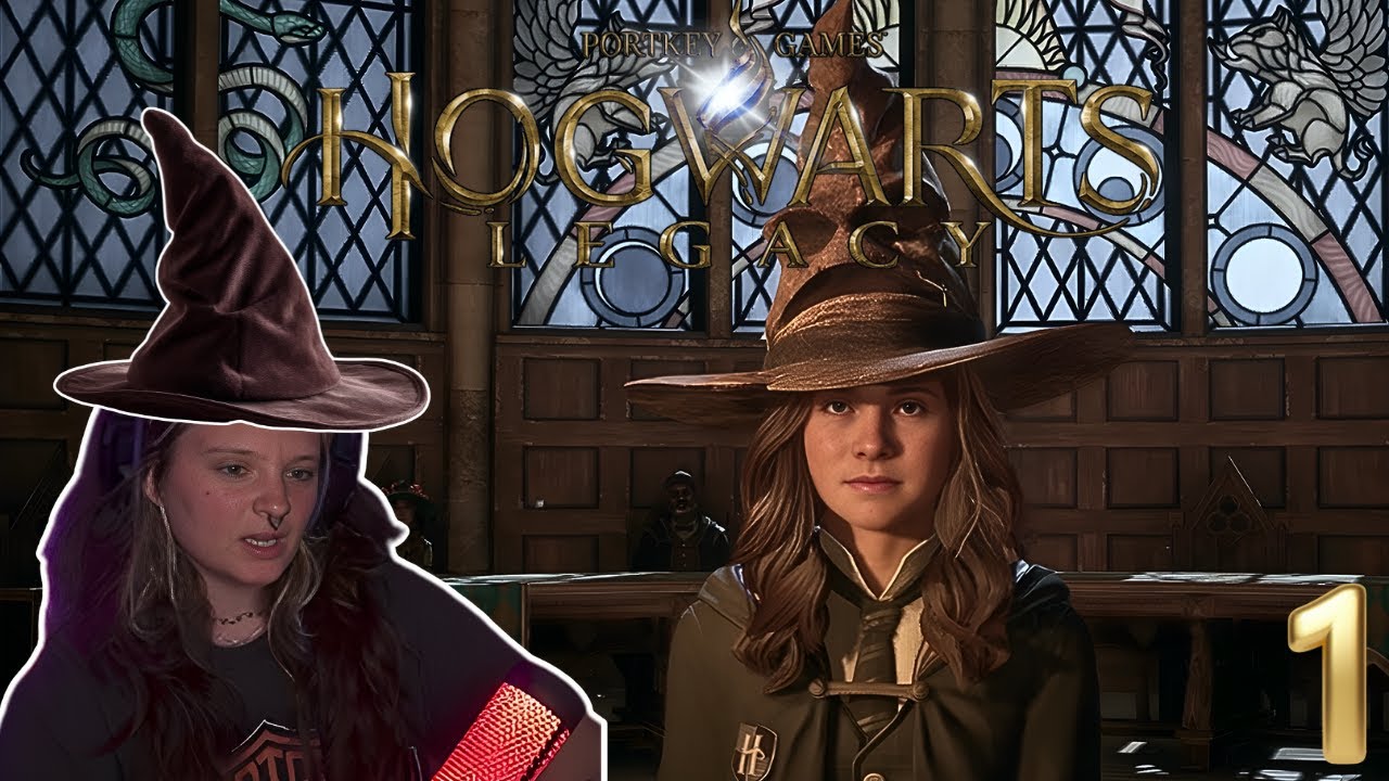 A NEW STUDENT AT HOGWARTS!! (hogwarts legacy) - part 1