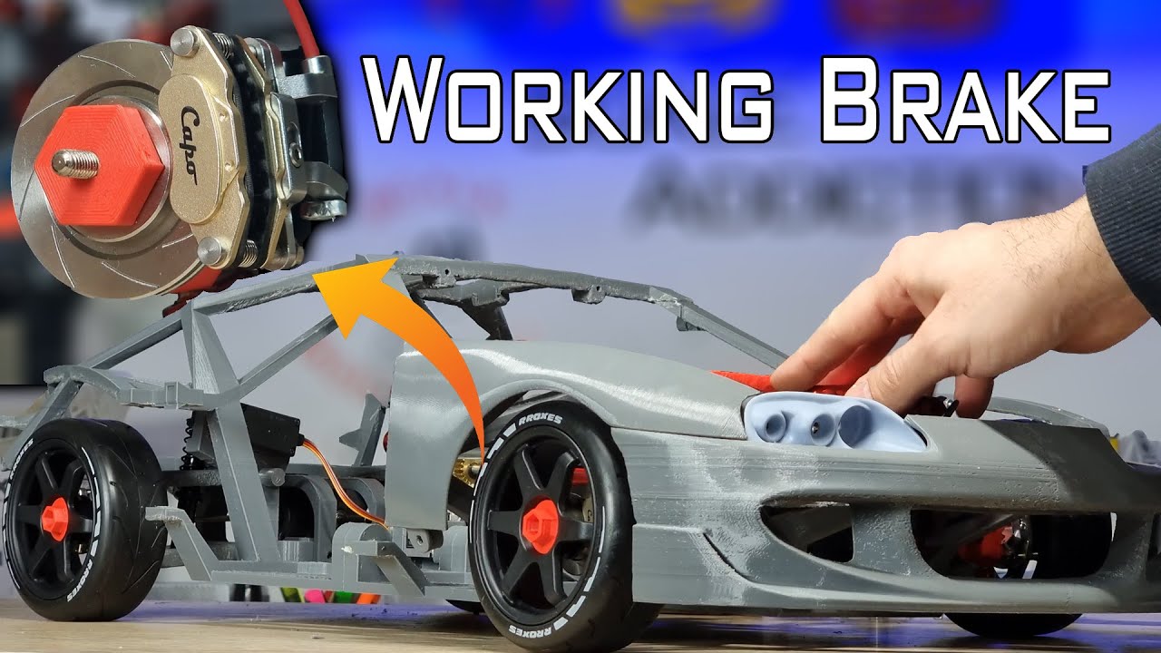 Part 9 / 8th scale 3d printed supra with 2 cylinder engine project / Scale Addiction