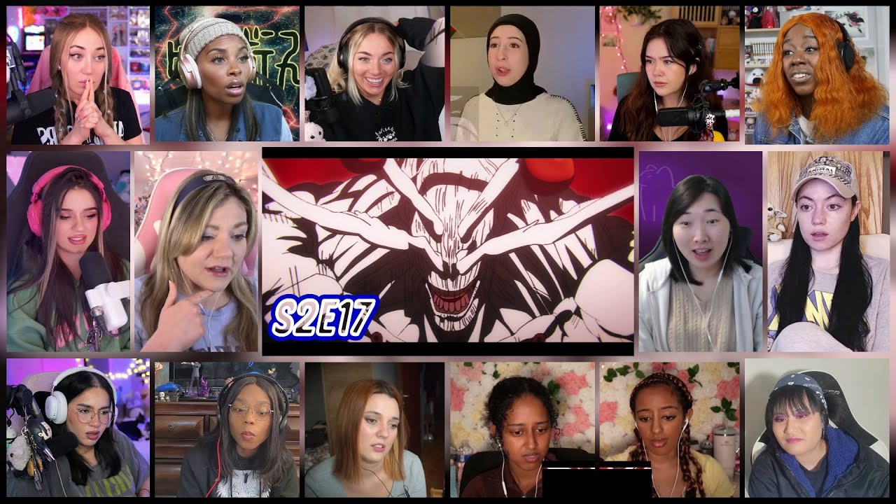 Jujutsu Kaisen Season 2 Episode 17 Girls Reaction Mashup | Shibuya Incident Arc Ep 12