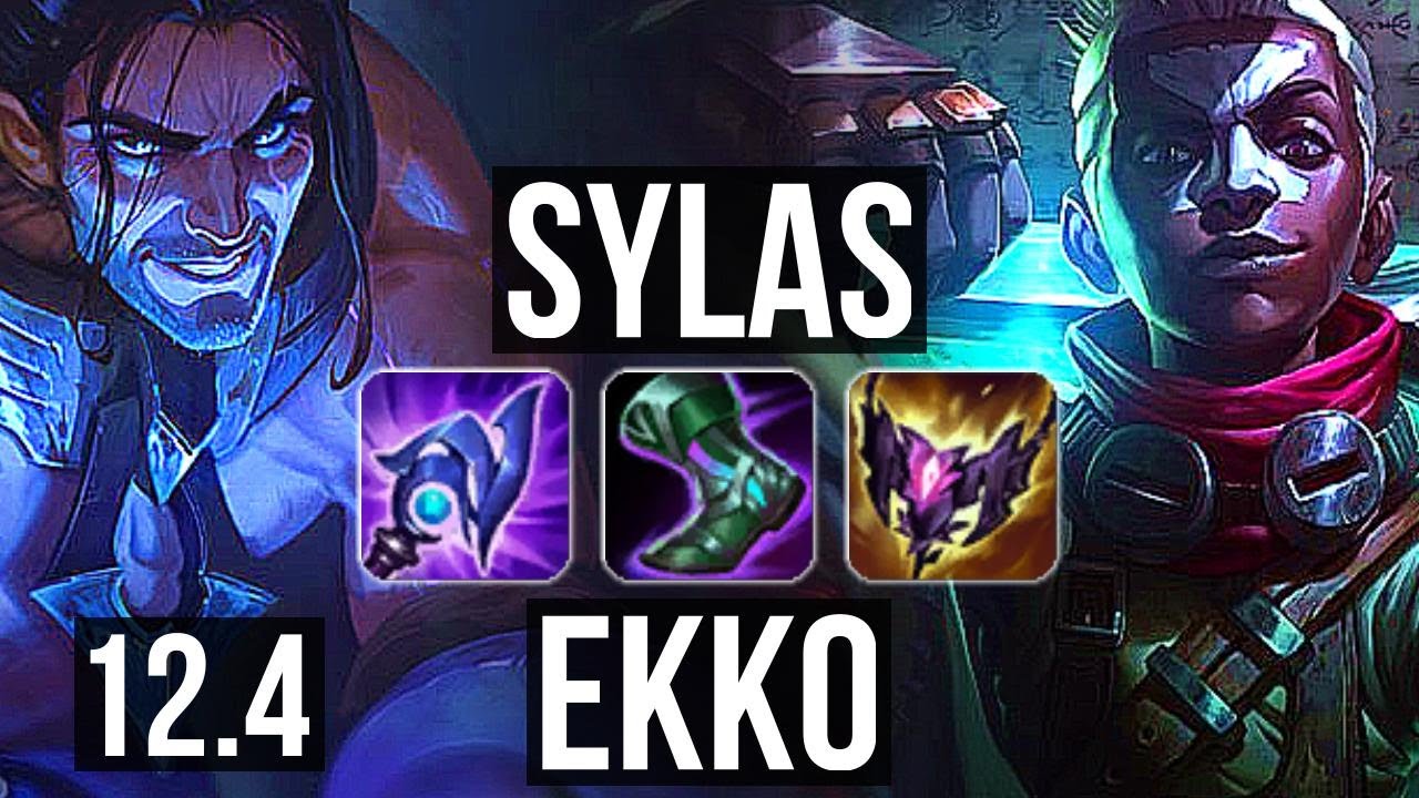 SYLAS vs EKKO (MID) | 9 solo kills, 600+ games, Legendary, 16/3/4 | EUW Diamond | 12.4