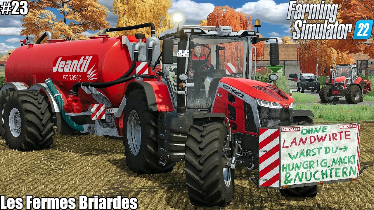 SPREADING SLURRY & HARROWING, BUYING & FEEDING COWS│LES FERMES BRIARDES │FS 22│23