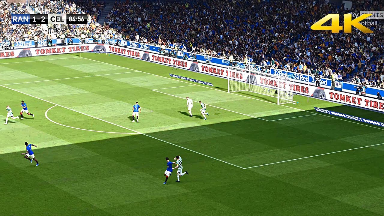 Authentic Old Firm Derby • INCREDIBLE REALISM •  Rangers vs Celtic • Glasgow Derby • PES 2021 • 4K