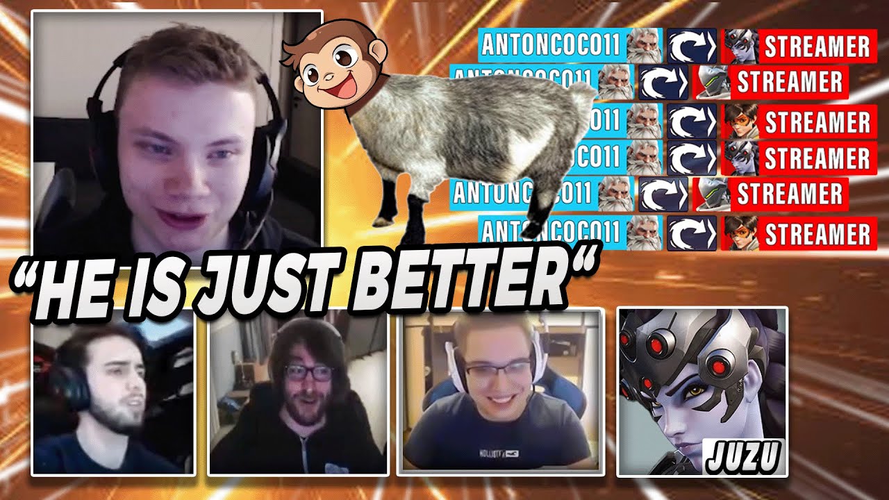 Streamers Reaction to The Goat of Overwatch