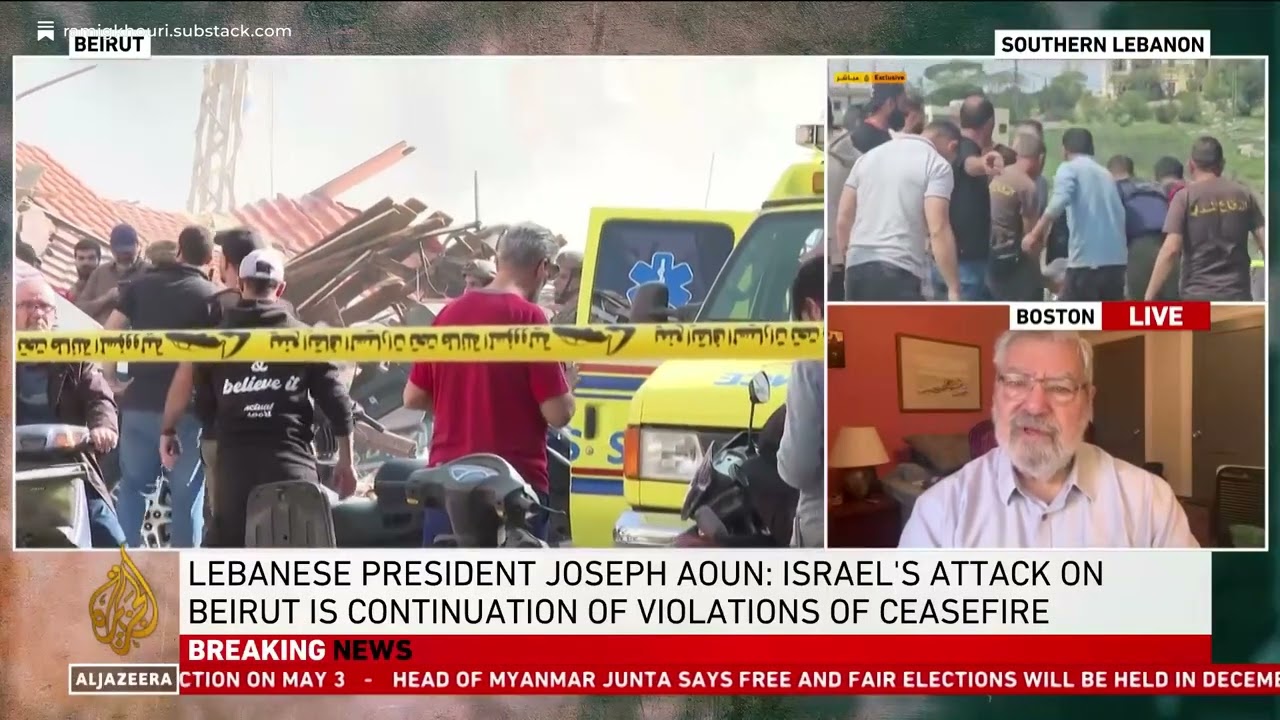 How should we understand Israel's attack on Beirut this morning?