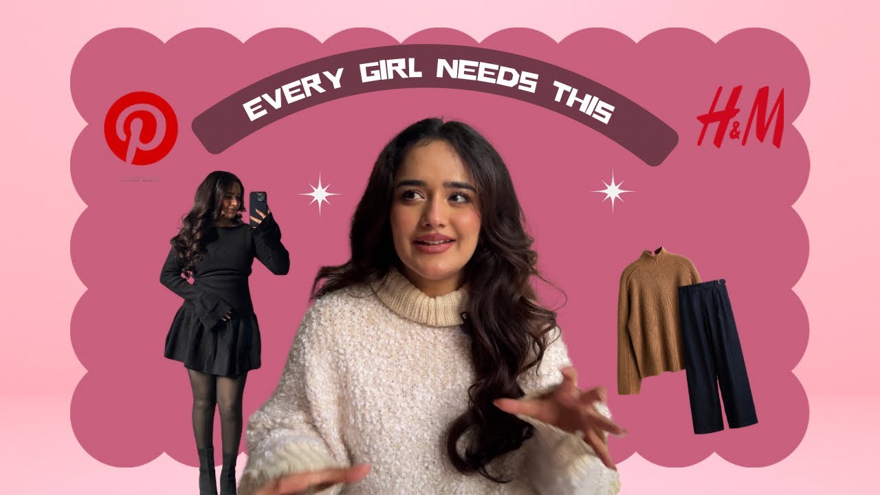 50% OFF H&M Winter Haul ❄️ | Pinterest Perfect Fits from Myntra ✨ #winterhaul #pinterest #myntra