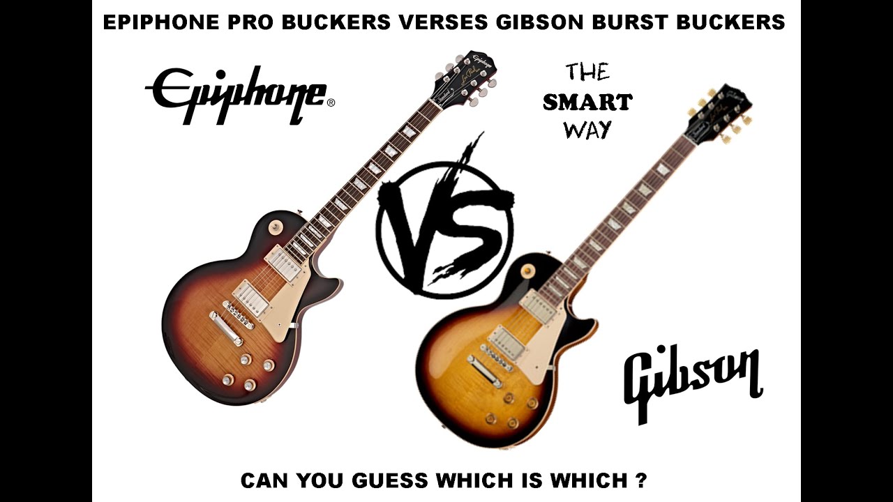 Epiphone Probuckers против Gibson Burstbuckers. Чувствуете разницу? Какие из них вам больше нравя...