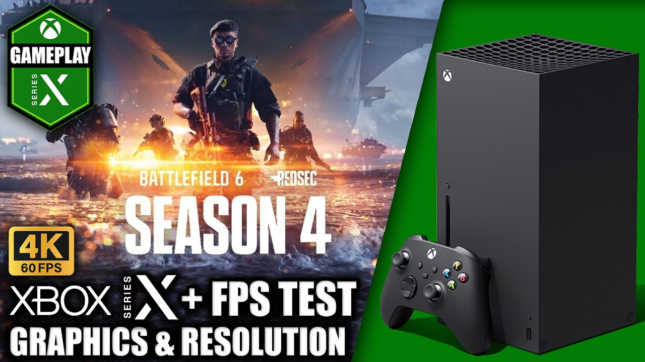 Battlefield 6: Season 4 - Xbox Series X Gameplay + FPS Test