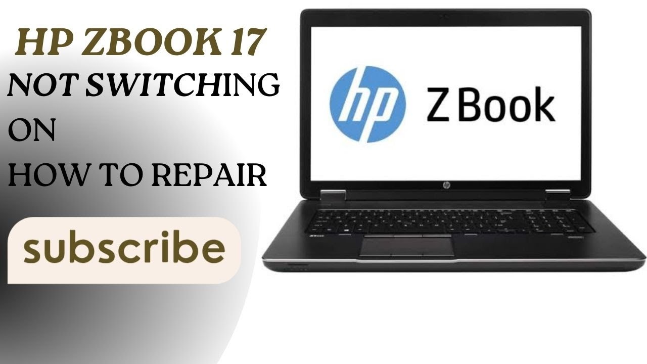 Laptop not switching how to repair || Hp Zbook 17 G2