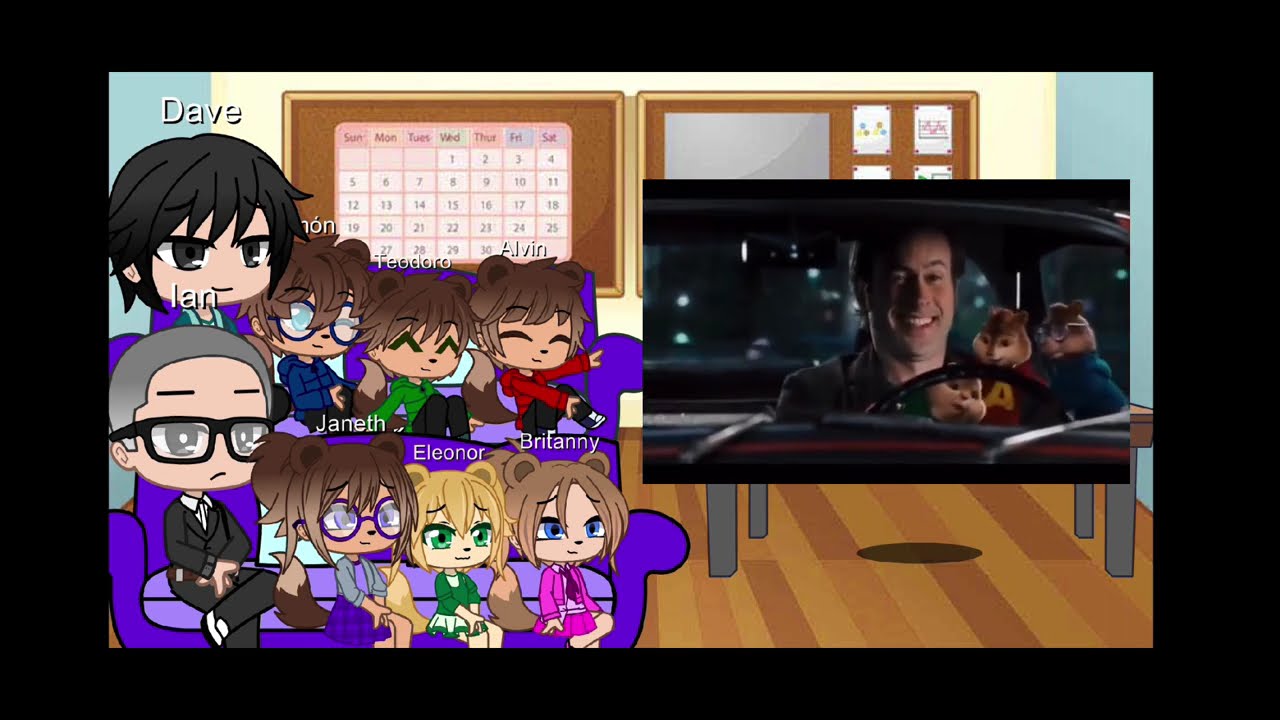Alvin y las ardillas reaccionan a ellos pt.2 // Elanny_Lili//