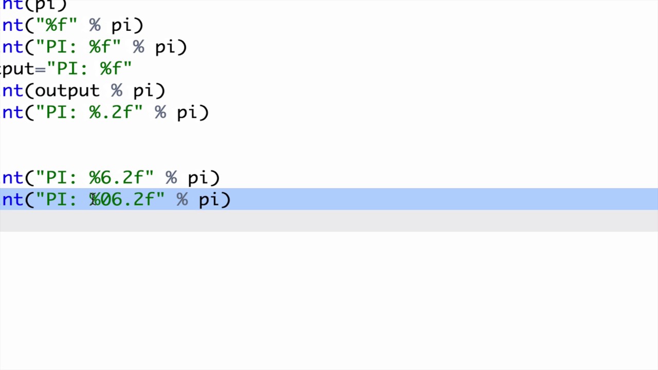 Python 4 - Output Formatting