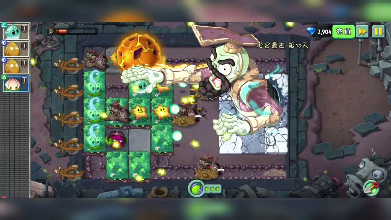 Underground Palace 🪦 — ¡Boss Battle! | Pvz 2 Chino 🌟