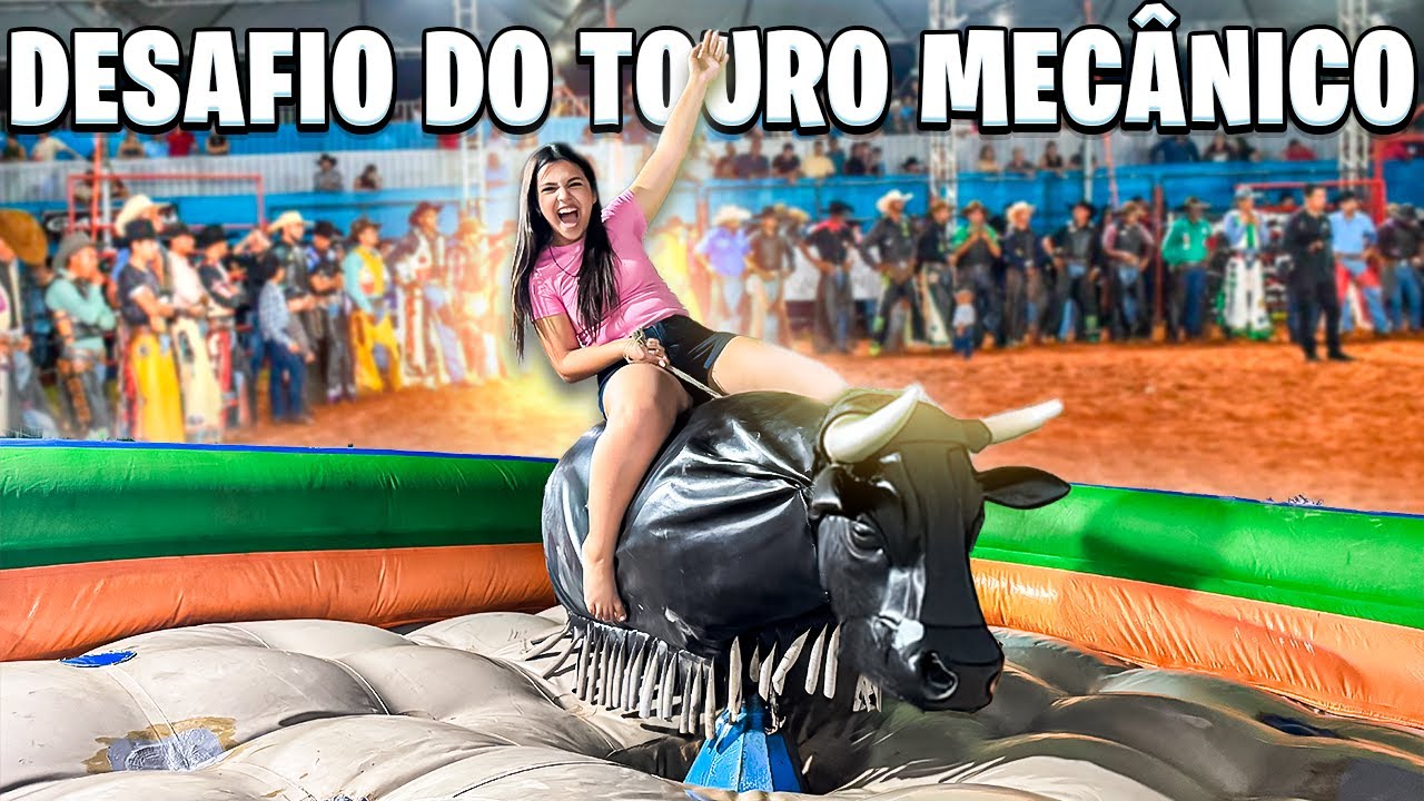 Desafio INSANO no TOURO MECÂNICO! 🐂 Com meus PRIMOS e AMIGOS 😵‍💫