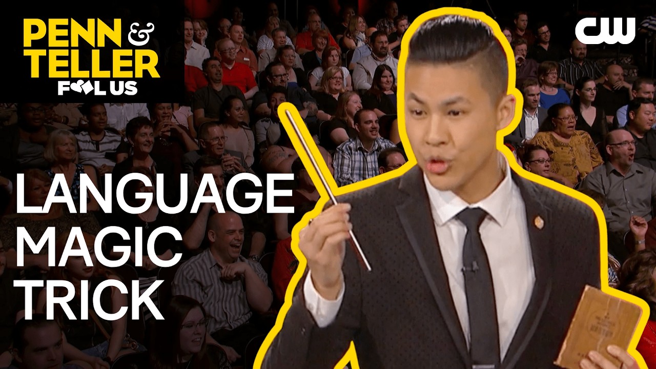 Magician Performs Language Magic Trick | Penn & Teller: Fool Us | The CW