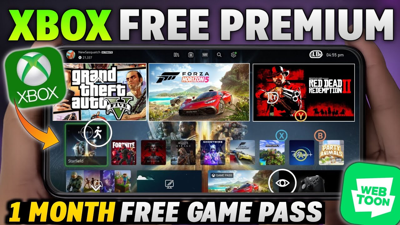 Free 1 Month Xbox Game Pass | Play Xbox Games on Android