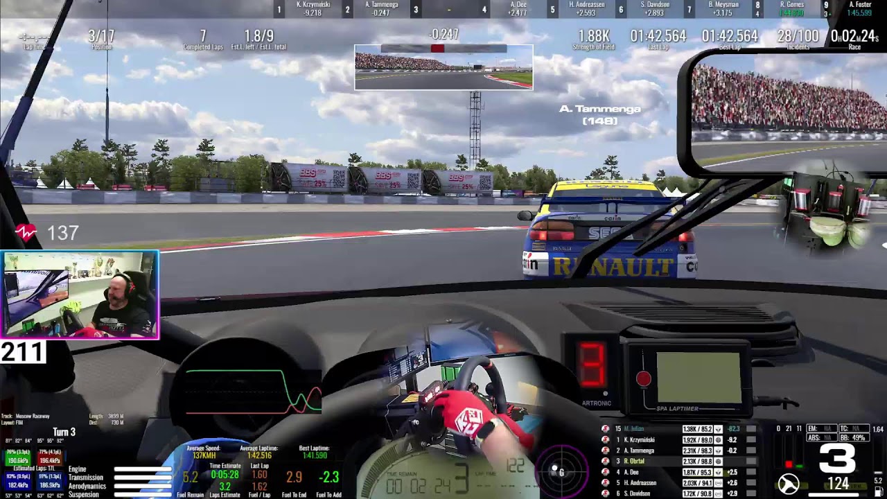 ESR Racing Club | Test round 0 | Moscow FIM with supertouring