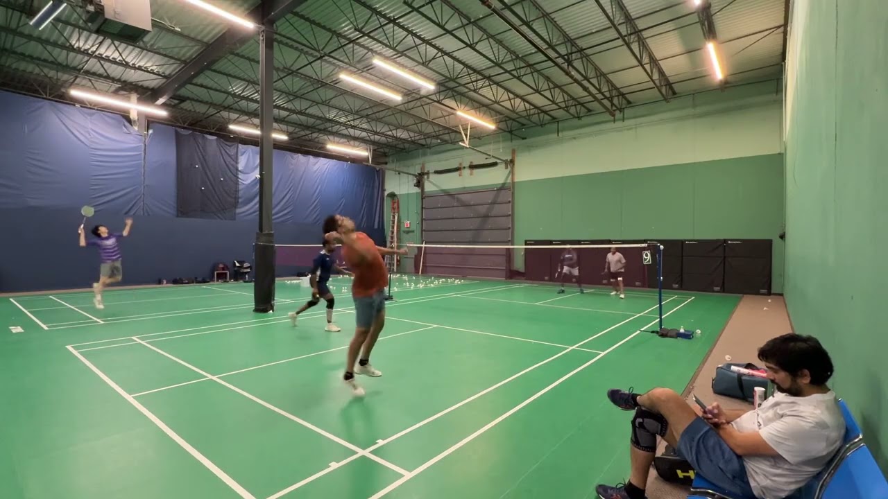Egret Badminton: Sid/Pushpak vs Girish/Yedukondalu