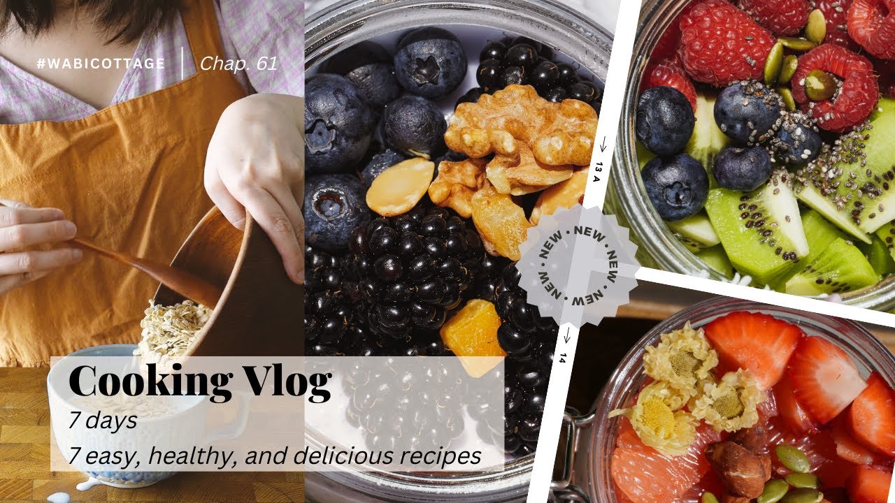 Fuel for Success: Boost Your Morning Routine with Overnight Oats / 4K & ASMR - Wabi Cottage