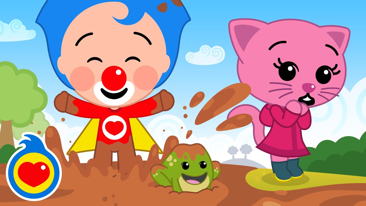 Plim Plam, A Saltar En El Lodo! ❤️ Canciones Infantiles | Plim Plim