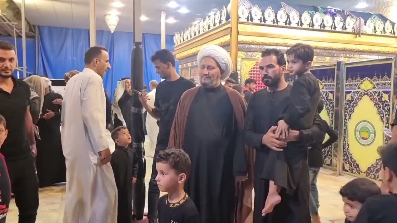 قبل قليل في مرقد السيدة العلوية الشريفة فاطمة بنت الحسن عليهما السلام في الحلة