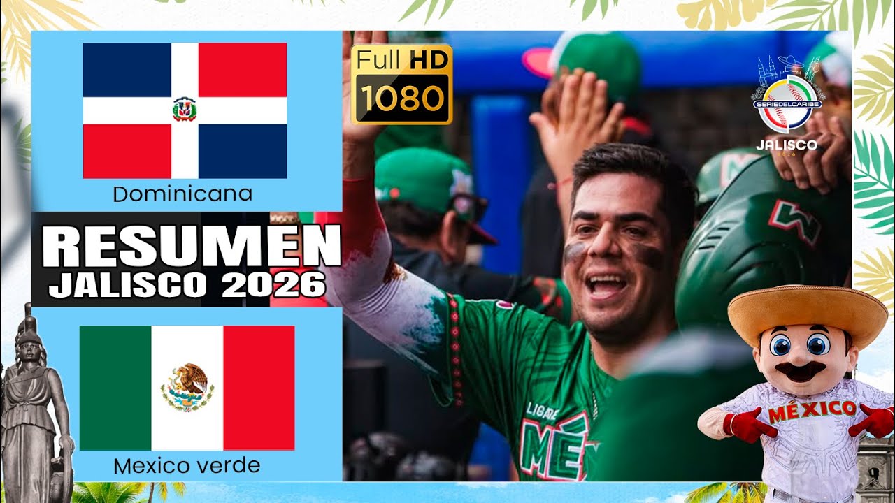 Dominicana vs Mexico Verde | Resumen del juego | Semi final  | Serie del Caribe 2026