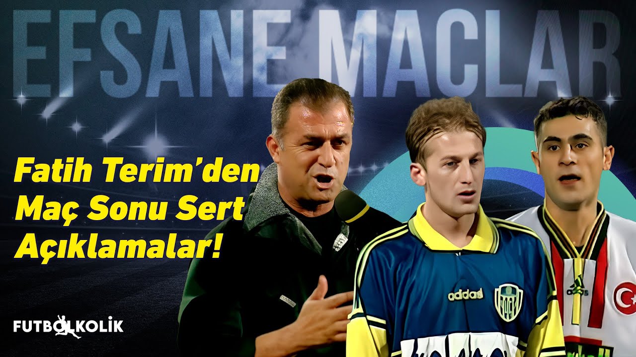 Ankaragücü - Galatasaray 1998 - 99 Sezonu | Fatih Terim’den Maç Sonu Çok Sert Açıklamalar!