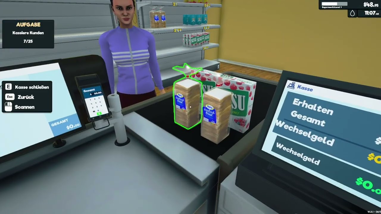 Supermarket Simulator Part 1
