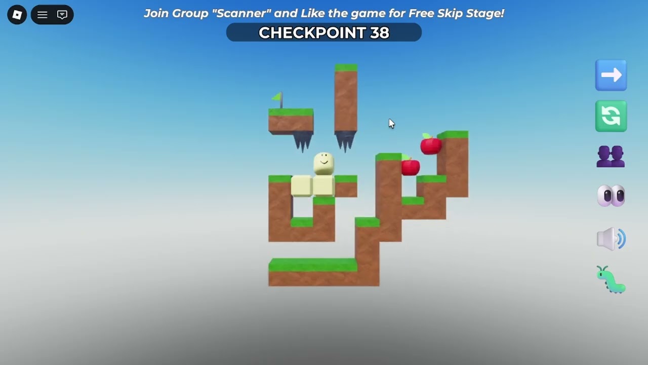Tutorial 757: Worm Tower on Roblox Checkpoint 38 (Roblox 14.38)