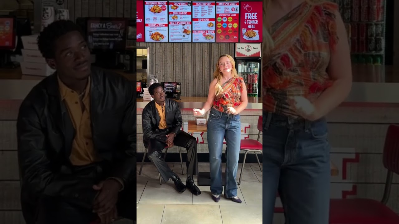 Damson wasn&rsquo;t ready for Chicken Shop Smooth Moves 😭#justkeepwatching #shorts #damsonidris #f1movie