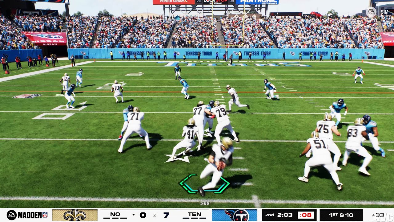 Madden NFL 26 - New Orleans Saints vs Tennessee Titans - Gameplay (PS5 UHD) [4K60FPS]